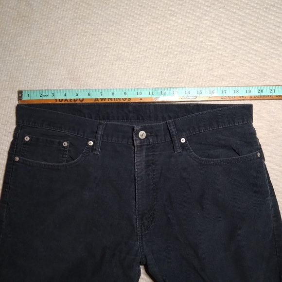 Rare* Corduroy Levi's Sz 38 Dark Blue - Picture 11 of 15